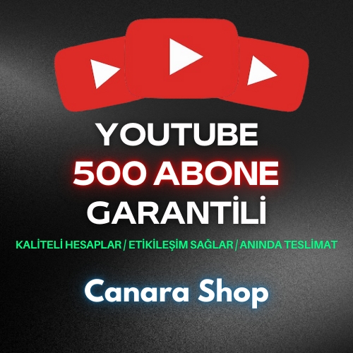  ⭐YOUTUBE 500 ABONE - Garantili - En İyisi - Düşüş Yok